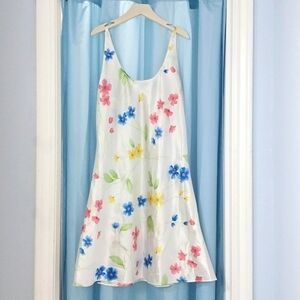 Floral Satin Nightgown